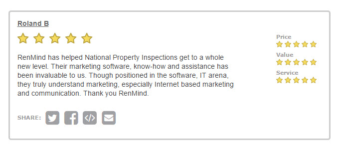 User Reviews for Lead Capture with RenMInd Network